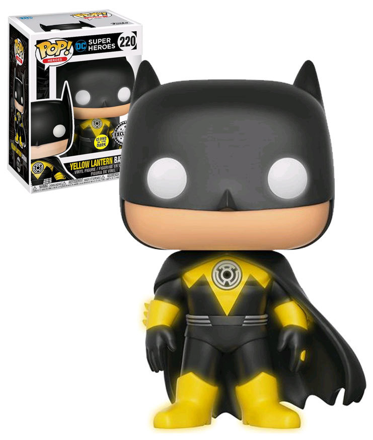 Funko POP! Heroes DC Super Heroes #220 Yellow Lantern Batman Exclusive