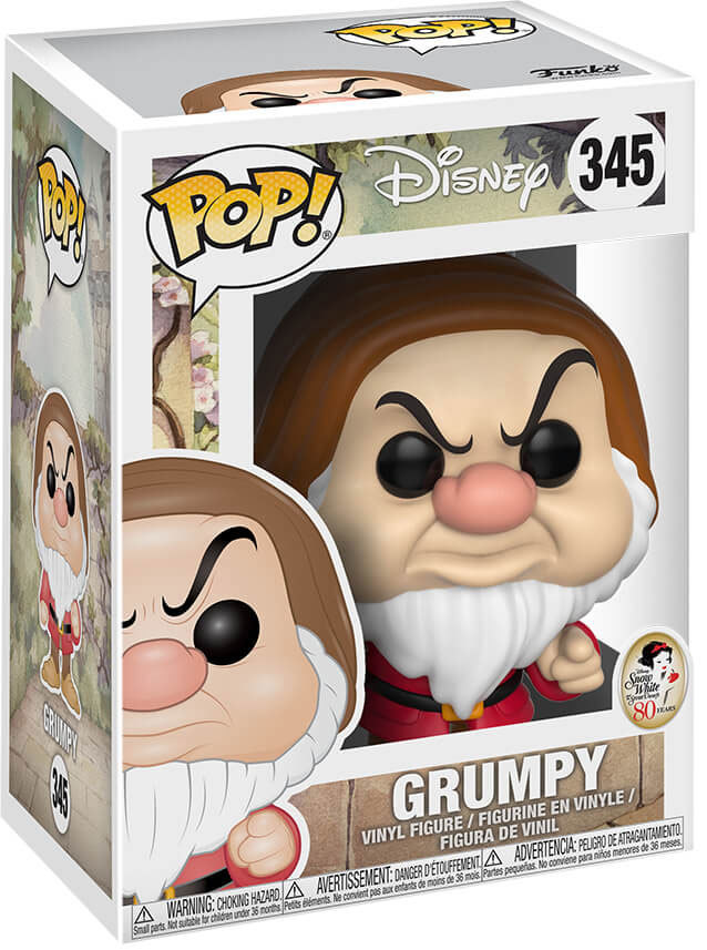 Funko Pop Disney 345 Snow White And The Seven Dwarfs Grumpy New Mint 889698217279 Ebay 