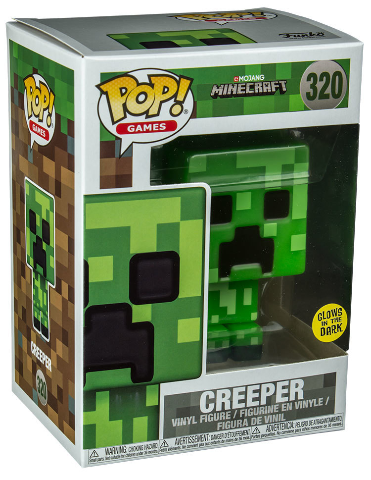 Figurine Funko Pop Games Minecraft Creeper Phosphorescent Edition L