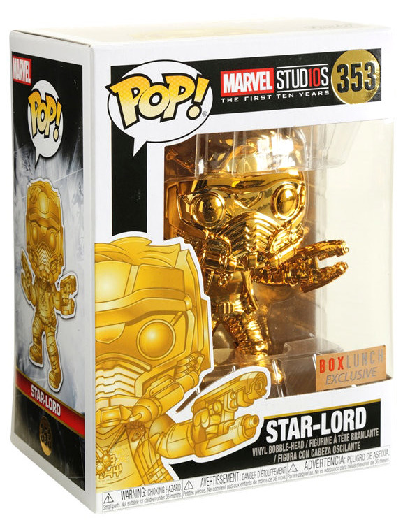 Star-Lord Gold Chrome Funko Pop! #353