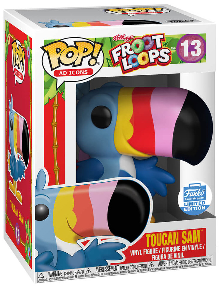 Funko POP! Ad Icons Kellogg's Froot Loops 16 Toucan Sam Funko Shop Limited Exclusive Near Mint
