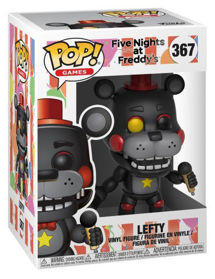 funko five nights at freddy's pizzeria simulator lefty exclusive action figure