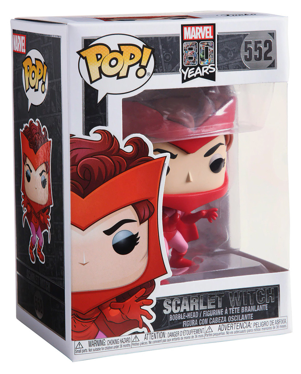Funko POP! Marvel 80th Anniversary 552 Scarlet Witch New, Mint Condition