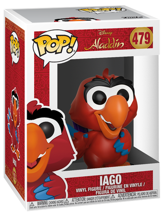 Funko POP! Disney Aladdin #479 Iago - New, Mint Condition