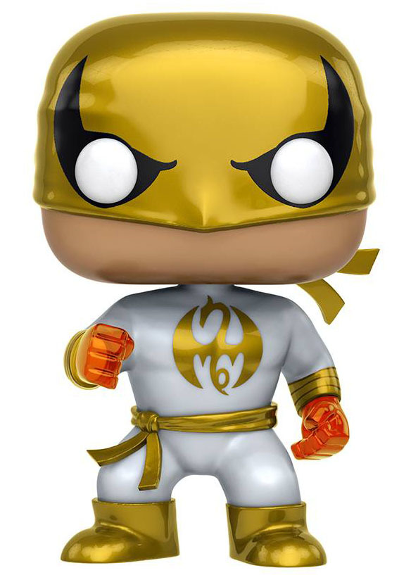 FUNKO POP! Iron Fist (Gold) #188 EXCLUSIVE New Mint Condition