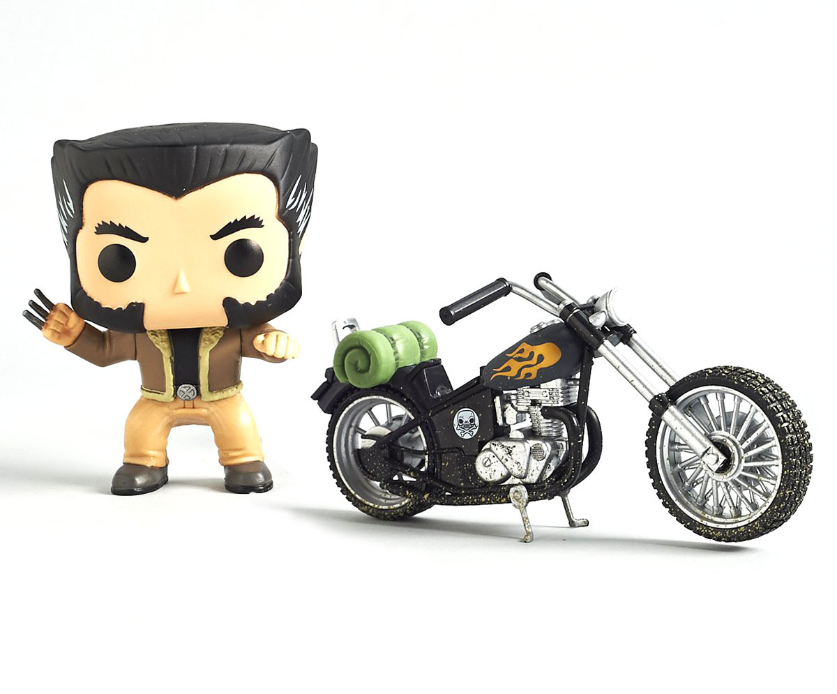 funko pop wolverine motorcycle