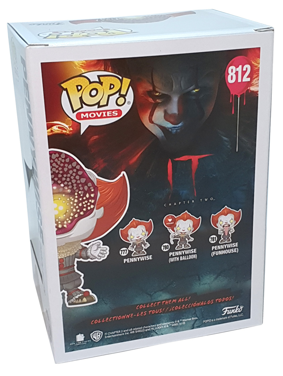 Funko POP! Movies IT Chapter Two #812 Pennywise (Deadlights) - Hot ...