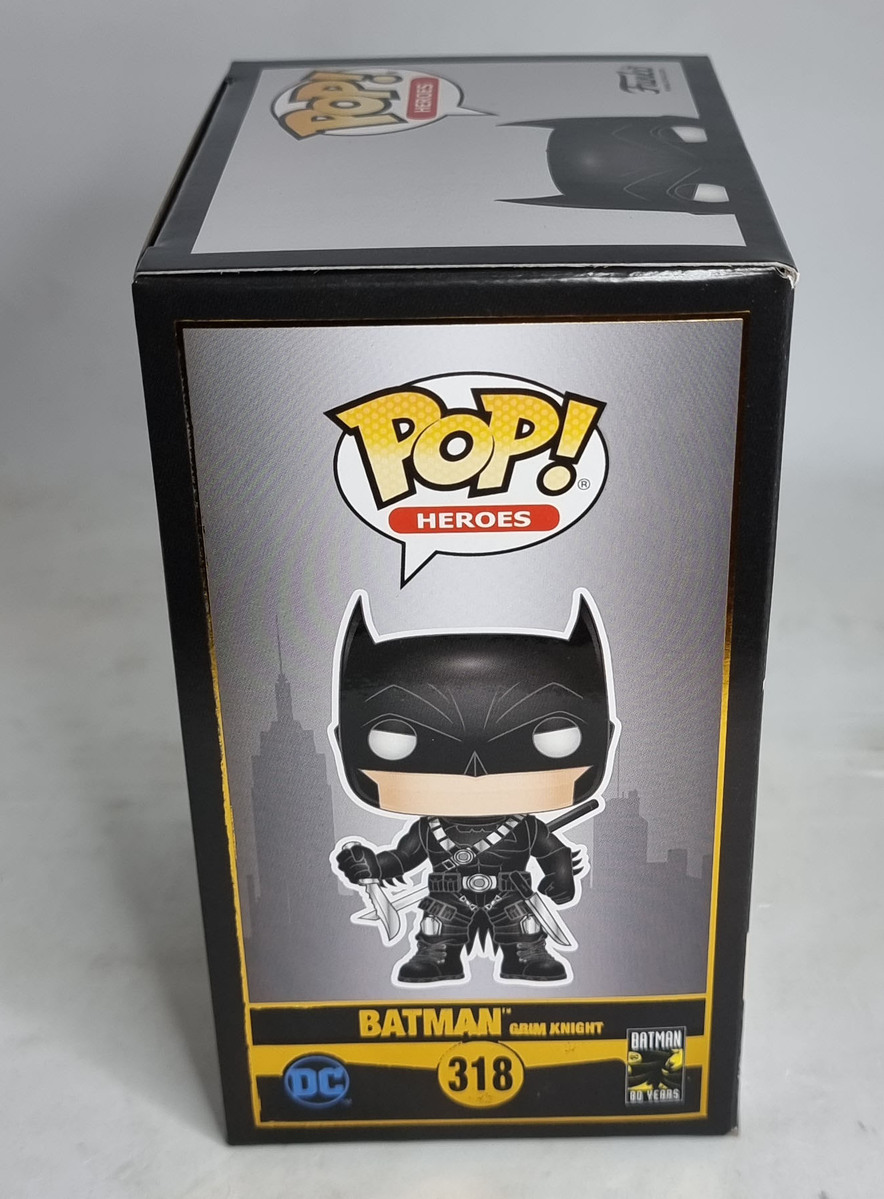 Funko POP! Heroes #318 Batman 80 Years Grim Knight #1 - Limited Hot Topic  Exclusive - New, With Minor Box Damage