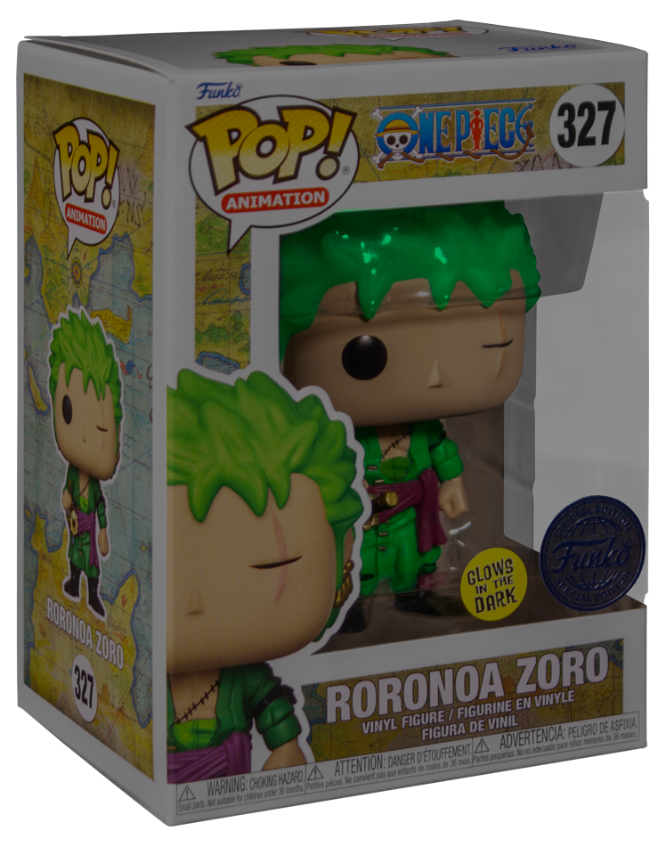Figurine Funko Pop! One Piece Roronoa Zoro Glow in the Dark 327 Exclusive