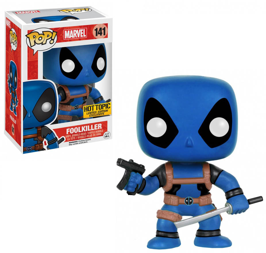 Funko Pop! Marvel Universe Deadpool Hot Topic Exclusive Bobble