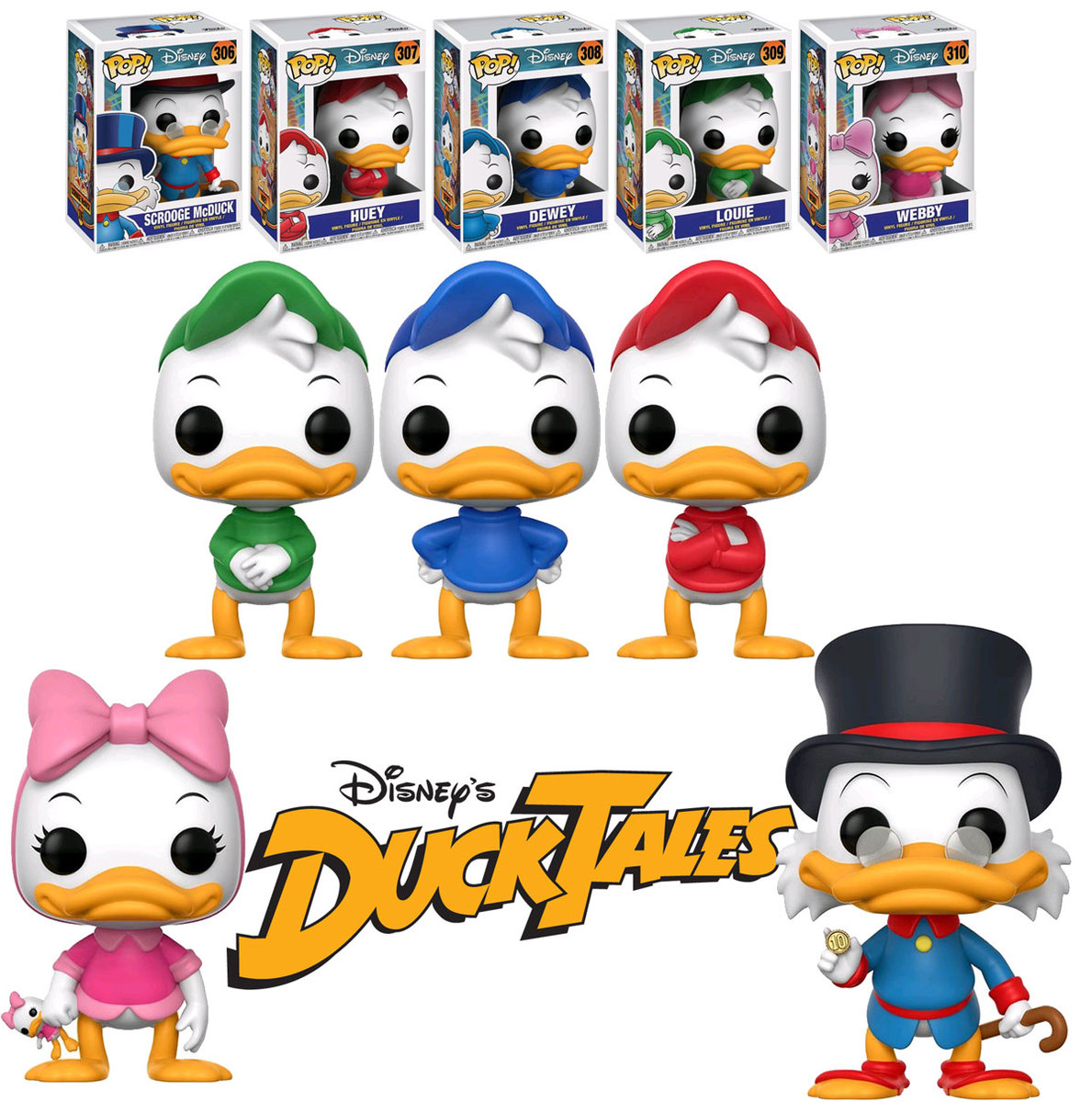 Funko POP! Disney Duck Tales (5 POPs) Condition