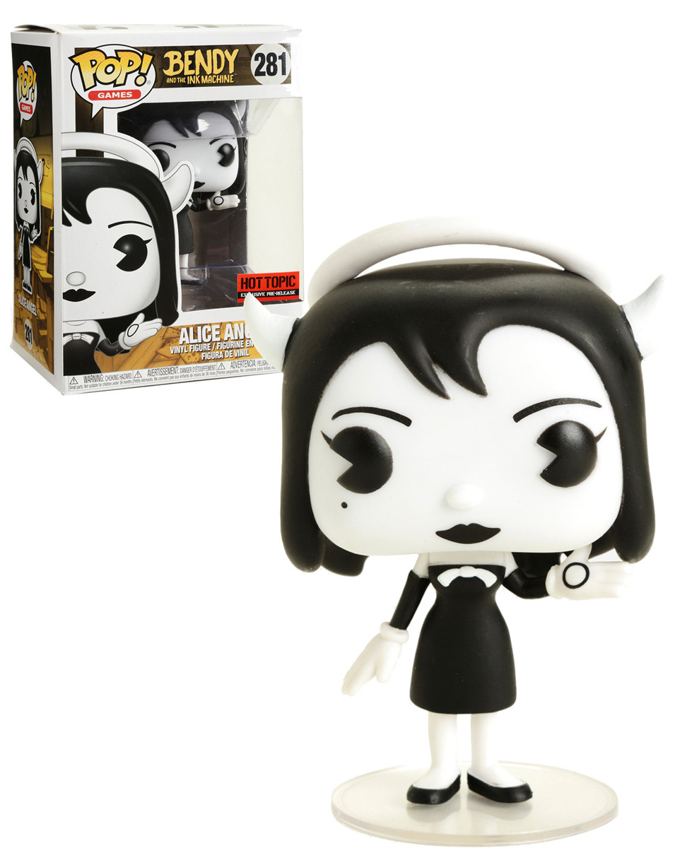 Funko POP! Games Bendy And The Ink Machine #281 Alice Angel - Hot Topic  Exclusive Pre-Release - New