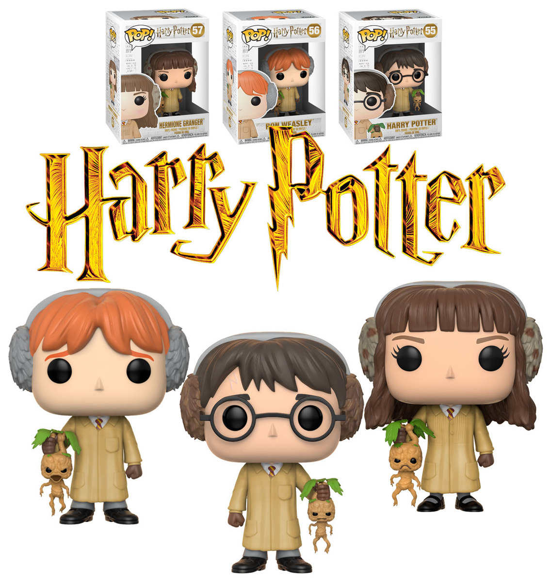 Funko POP! Harry Potter Herbology Bundle (3 POPs) - New ...