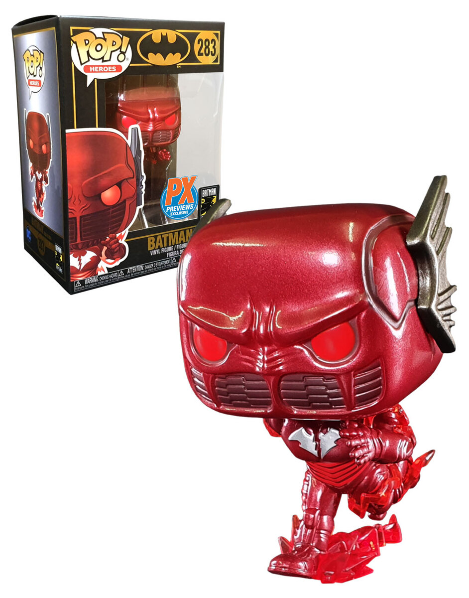 Funko POP! Heroes Batman 80 Years #283 Batman (Red Death) - Limited PX  Previews Exclusive - New Mint