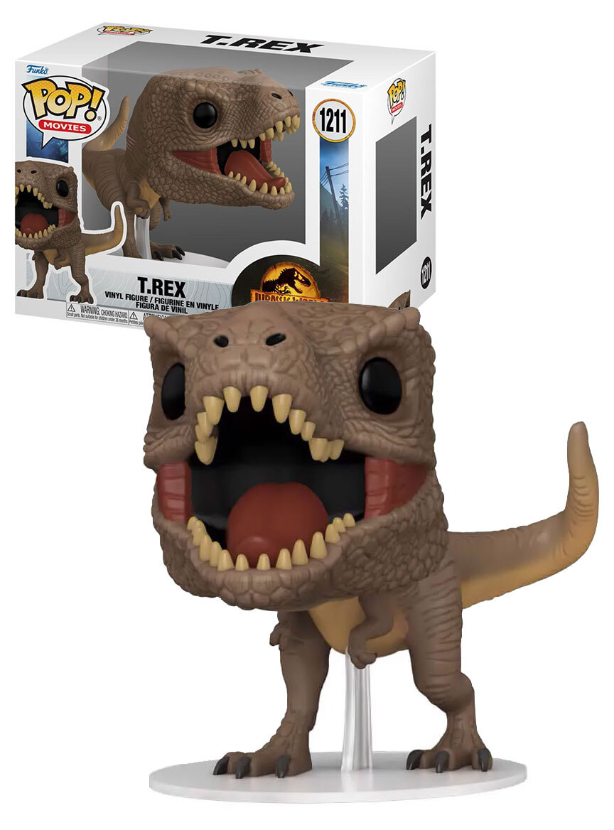 Funko POP! Movies Jurassic World: Dominion #1211 T.Rex - New, Mint ...