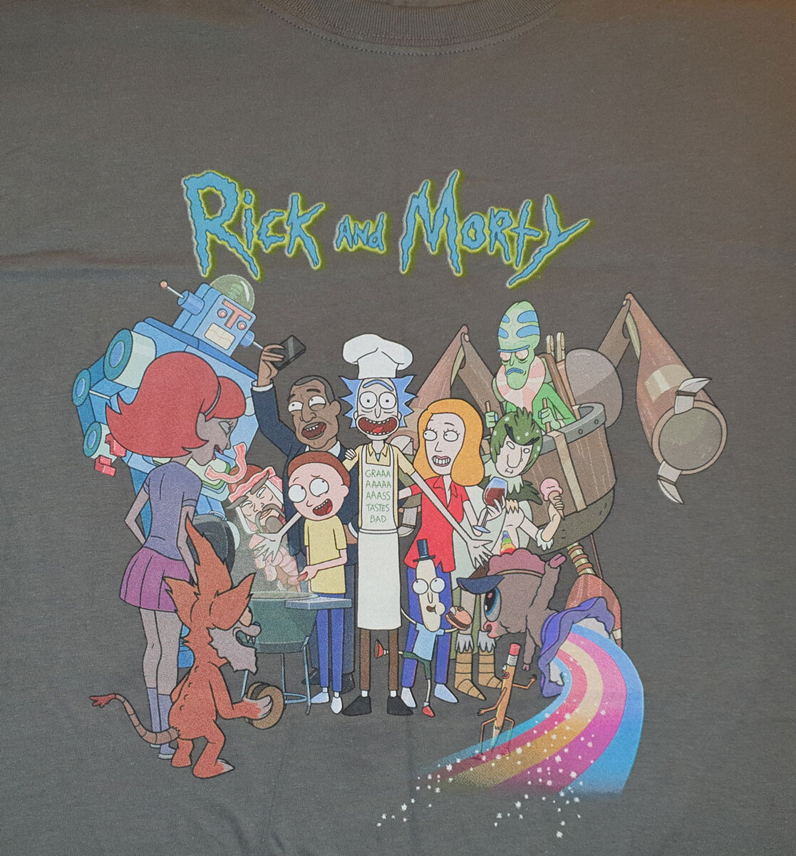 Rick and morty hot sale star wars shirt