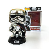 Funko POP! Star Wars Captain Phasma (Chrome) #91 EXCLUSIVE Mint Condition