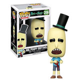 Funko POP! Rick And Morty #206 Mr Poopy Butthole (Bloody/Wounded) New EXCLUSIVE