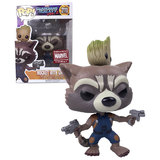 Funko POP! Marvel Guardians Of The Galaxy Vol. 2 #211 Rocket With Groot - Collector Corps Exclusive - New, Mint Condition