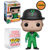 Funko POP! Heroes Batman Classic 1966 TV #183 The Riddler + Free Pop Protector! - Limited Edition Chase - New, Mint Condition