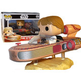 Funko Deluxe POP! Star Wars Luke Skywalker With Speeder #175 EXCLUSIVE New With BOX DAMAGE