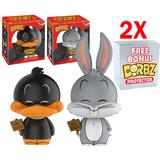 Funko Dorbz Bundle Looney Tunes #305 #307 Bugs Bunny Daffy Duck New Mint Condition