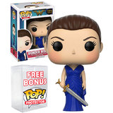 Funko POP! DC  Wonder Woman 2017 #177 Wonder Woman (Blue Dress) New Mint Exclusive