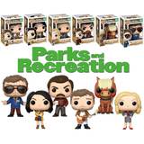 Funko POP! Parks and Recreation Bundle (6 POPs) - New, Mint Condition