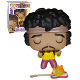 Funko POP! Rocks #53  Jimi Hendrix (Monterey) Exclusive Burning Guitar New Mint