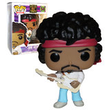 Funko POP! Rocks #54  Jimi Hendrix (Woodstock) White Guitar New Mint