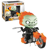 Funko POP! Rides Marvel #33 Ghost Rider (Glows In The Dark) - New, Mint Condition