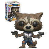 Funko POP! Marvel Guardians Of The Galaxy Vol. 2 #210 Rocket (Dual Gun) - New, Mint Condition