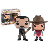 Funko POP! Television AMC The Walking Dead 2 Pack - Negan And Carl Grimes - New, Mint Condition