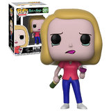 Funko POP! Animation Rick And Morty Series 3 #301 Beth (With Wine) - New, Mint Condition