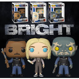 Funko POP! Movies Netflix Bright Bundle (3 POPs) - New, Mint Condition