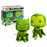 Funko POP! Heroes Batman VS Superman 2 Pack - Glow 'Kryptonite' Edition - Walmart Exclusive - New, Mint Condition