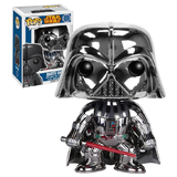 Funko POP! Star Wars #01 Darth Vader - Chrome Variant - New, Mint Condition