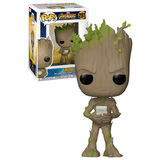 Funko POP! Marvel Avengers: Infinity War #297 Groot With Video Game (2018 Movie) - New, Mint Condition