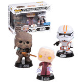 Funko POP! Star Wars Tarfful, Unhooded Emperor & Clone Trooper - Walmart Exclusive Edition 3 Pack - New, Mint Import