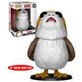 Funko POP! Star Wars The Last Jedi #198 Porg - 10" Super Sized Pop - New, Mint Condition