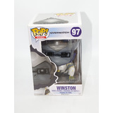 Funko POP! Games Overwatch #97 Winston - 6" Super-Sized - New Box Damaged