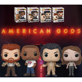 Funko POP! Television American Gods Bundle (4 POPs) - New, Mint Condition