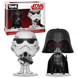 Funko Vynl. Star Wars Two Pack - Darth Vader + Stormtrooper - New, Mint Condition