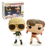 Funko POP! Games Marvel vs Capcom - Captain Marvel vs Chun-Li (Variant) - Hot Topic Exclusive - New, Mint Condition