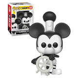 Funko POP! Disney Mickey Mouse 90 Years #425 Steamboat Willie - New, Mint Condition