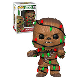 Funko POP! Star Wars Holiday #278 Chewbacca (With Lights) - New, Mint Condition