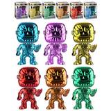 Funko POP! Marvel Avengers Infinity War Thanos Chrome Bundle (6 POPs) - New, Mint Condition