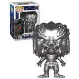 Funko Pop! Movies The Predator #620 Fugitive Predator (Gun-Metal Chrome) - New, Mint Condition