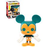 Funko POP! Disney #01 Mickey Mouse (Orange & Teal) - Funko Shop Limited Exclusive - New, Mint Condition