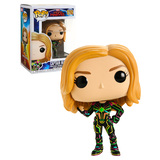 Funko POP! Marvel Captain Marvel #516 Captain Marvel (Neon Suit) - New, Mint Condition